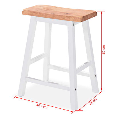 Conjunto De Mesa Alta De Cocina 3 Piezas Mdf