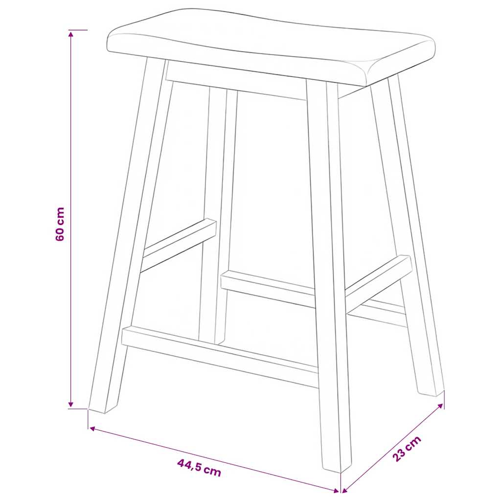 Conjunto De Mesa Alta De Cocina 3 Piezas Mdf