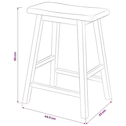 Conjunto De Mesa Alta De Cocina 3 Piezas Mdf