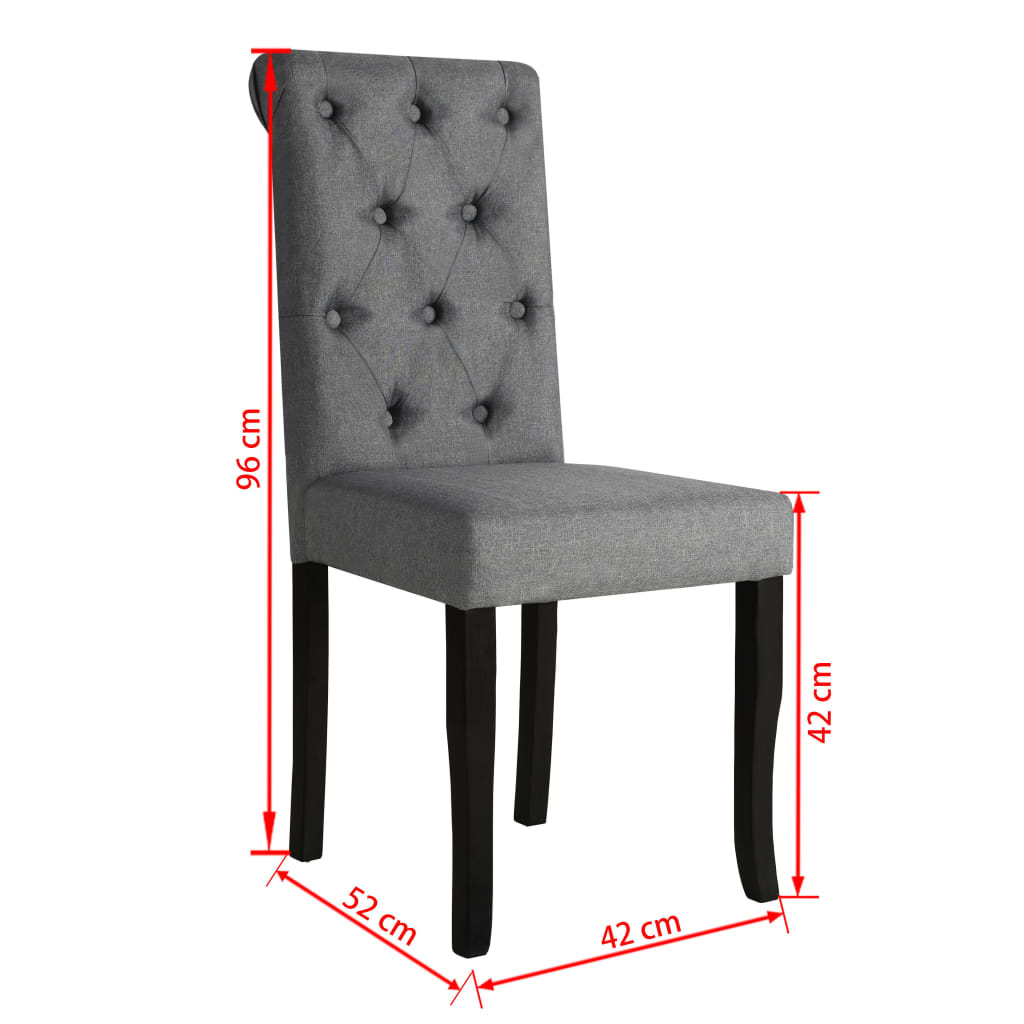 Sillas De Comedor Giratorias 4 Unidades Tela