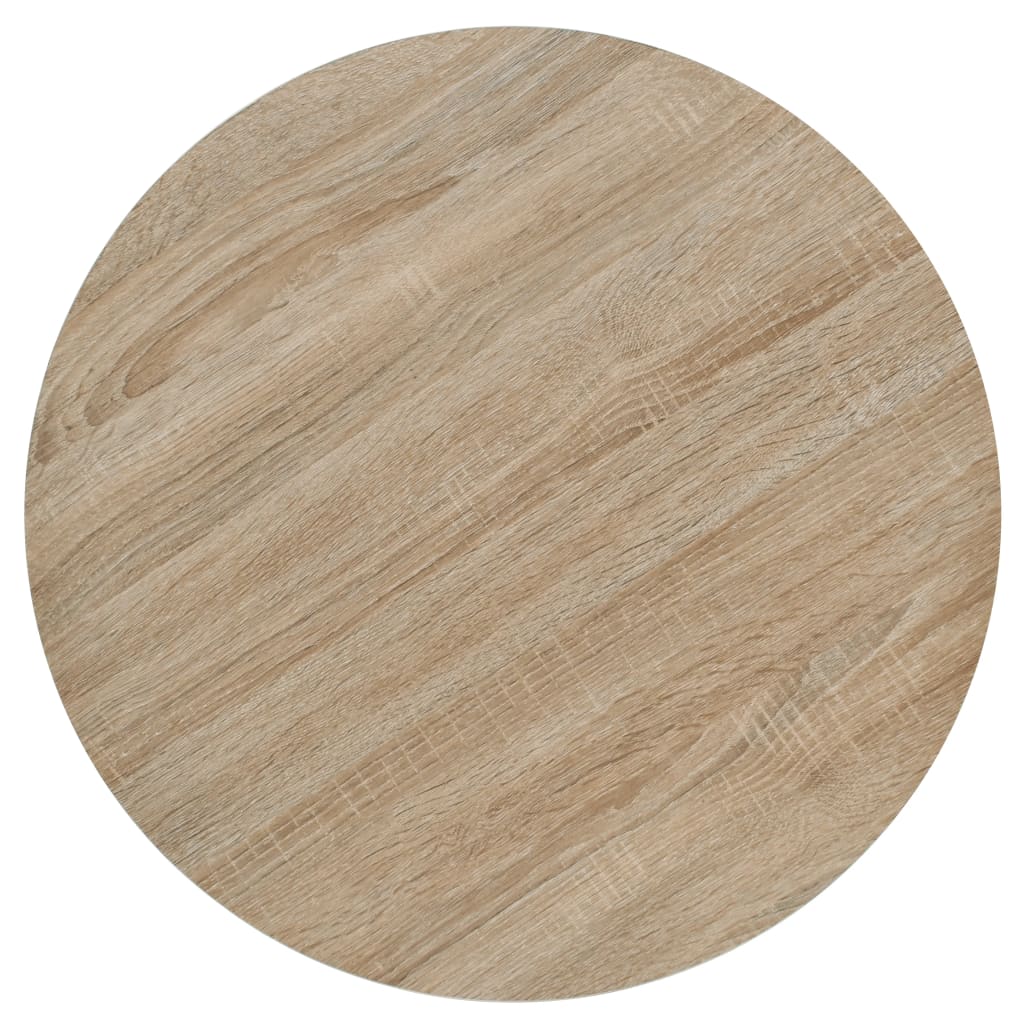 Mesa De Bar Bistró Mdf Y Acero Redonda 60X75 Cm Color