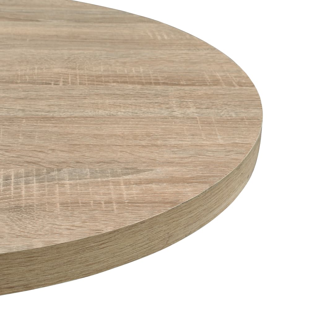 Mesa De Bar Bistró Mdf Y Acero Redonda 60X75 Cm Color