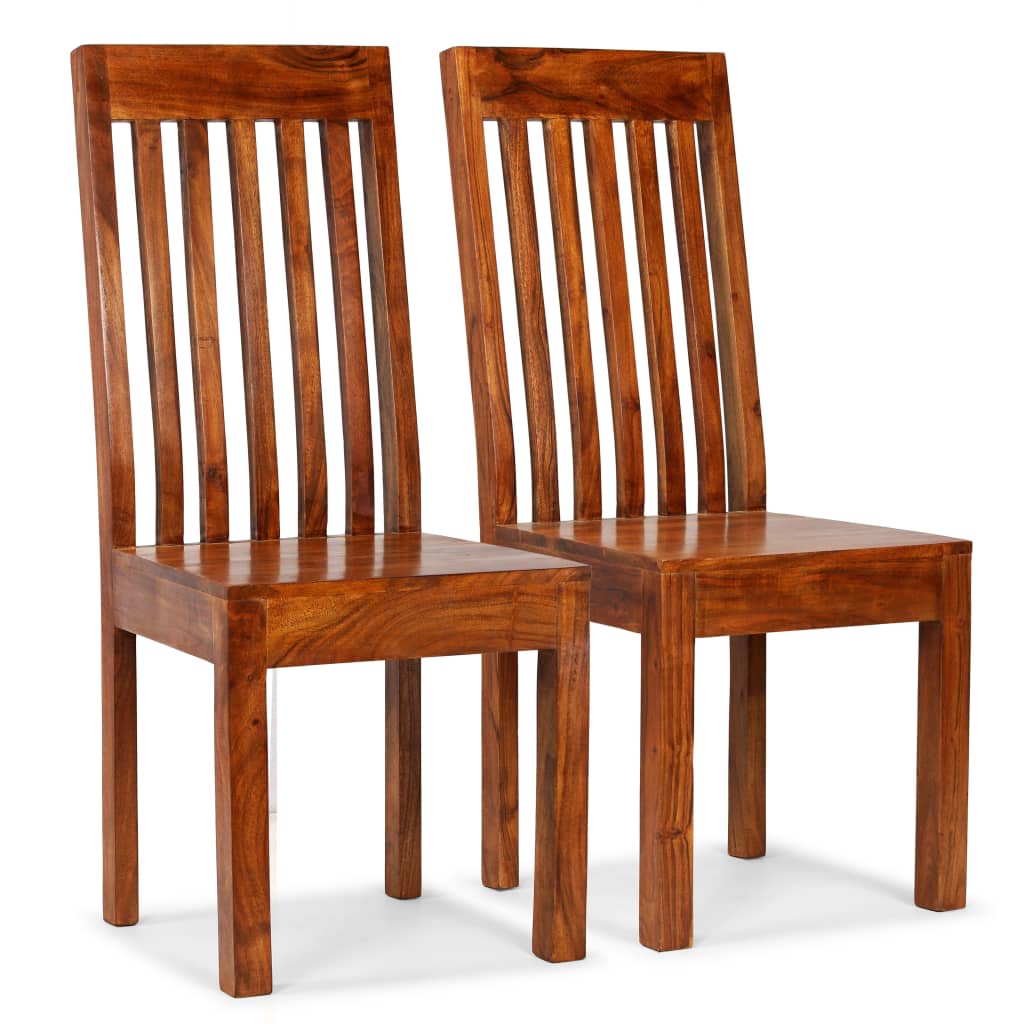 Sillas De Comedor 4 Unidades Madera Maciza Moderna