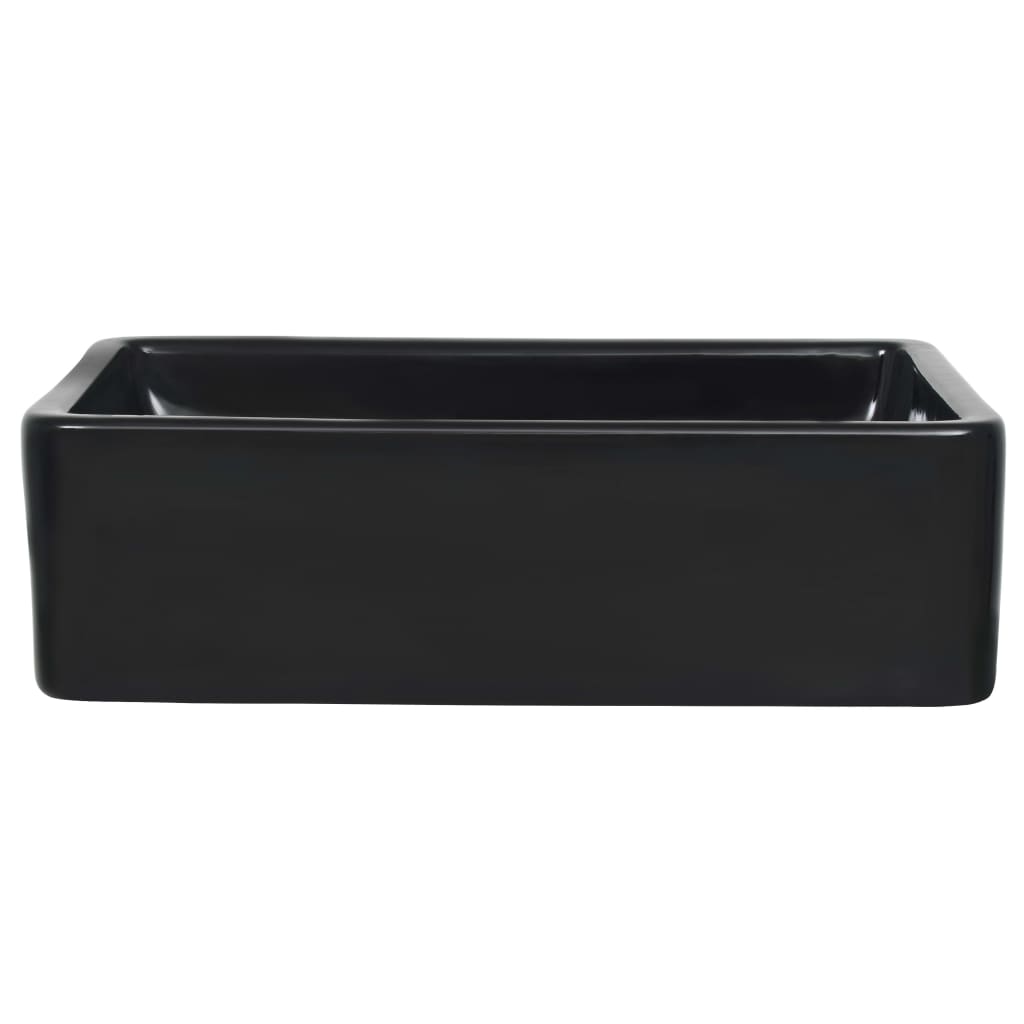 Lavabo De Cerámica Rectangular 41X30X12 Cm