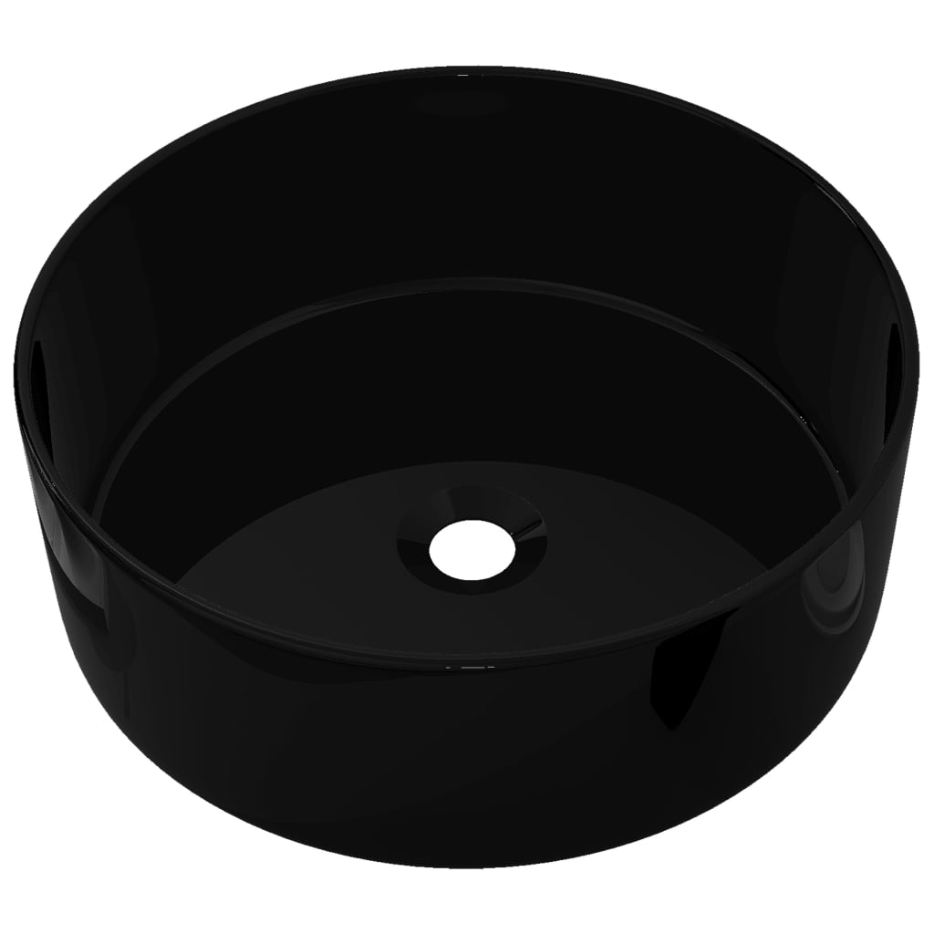 Lavabo Redondo De Cerámica 40X15 Cm