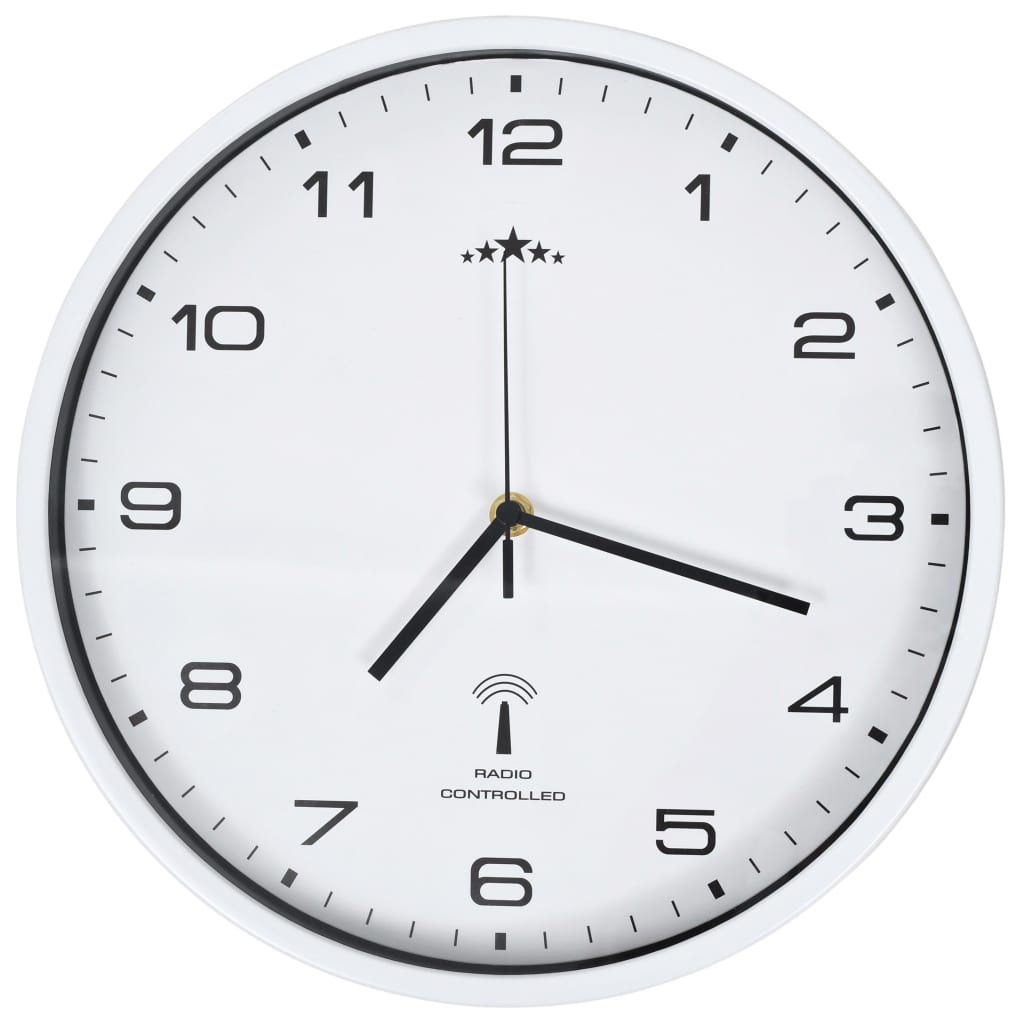 Reloj De Pared Radiocontrol Movimiento De Cuarzo 31 Cm