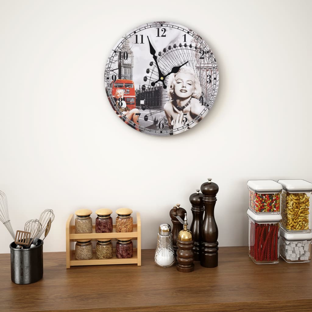Reloj De Pared Vintage