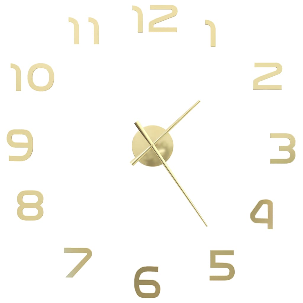 Reloj De Pared 3D Con Diseño Moderno 100 Cm Xxl