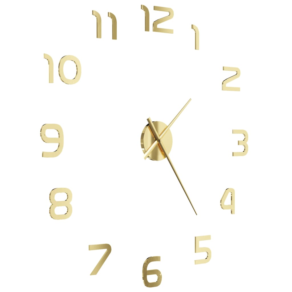 Reloj De Pared 3D Con Diseño Moderno 100 Cm Xxl