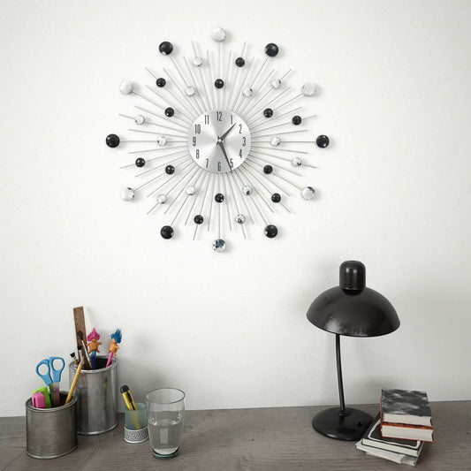 Reloj De Pared Con Movimiento De Cuarzo Diseño Moderno 50 Cm