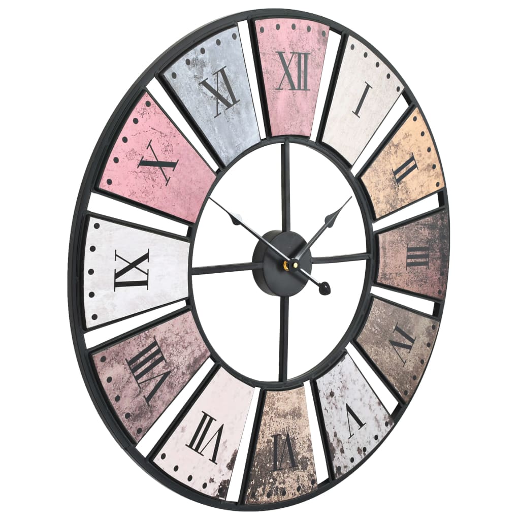 Reloj De Pared Vintage Movimiento Cuarzo 60 Cm Xxl
