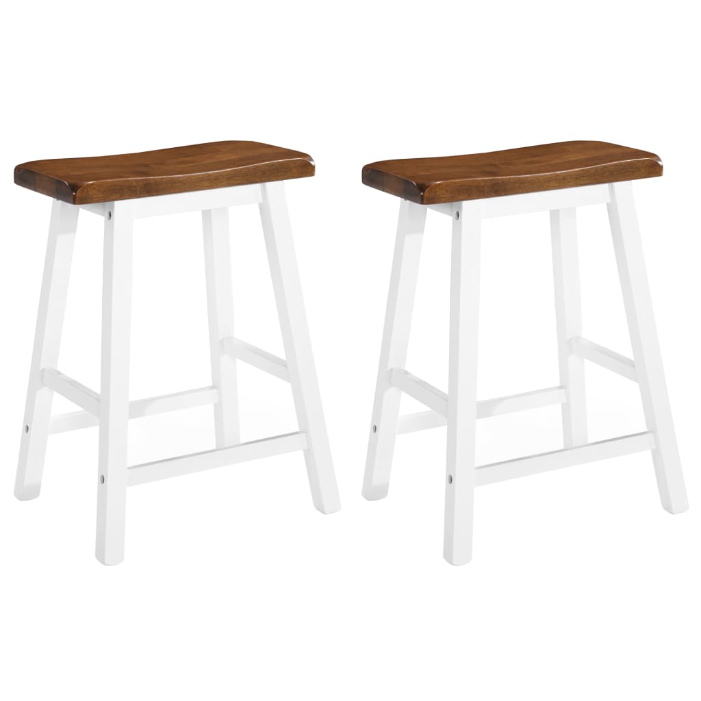 Set De Mesa Y Taburete De Bar 3 Piezas Madera Maciza