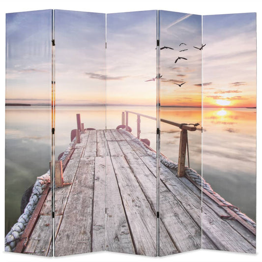 Biombo Divisor Plegable Lago