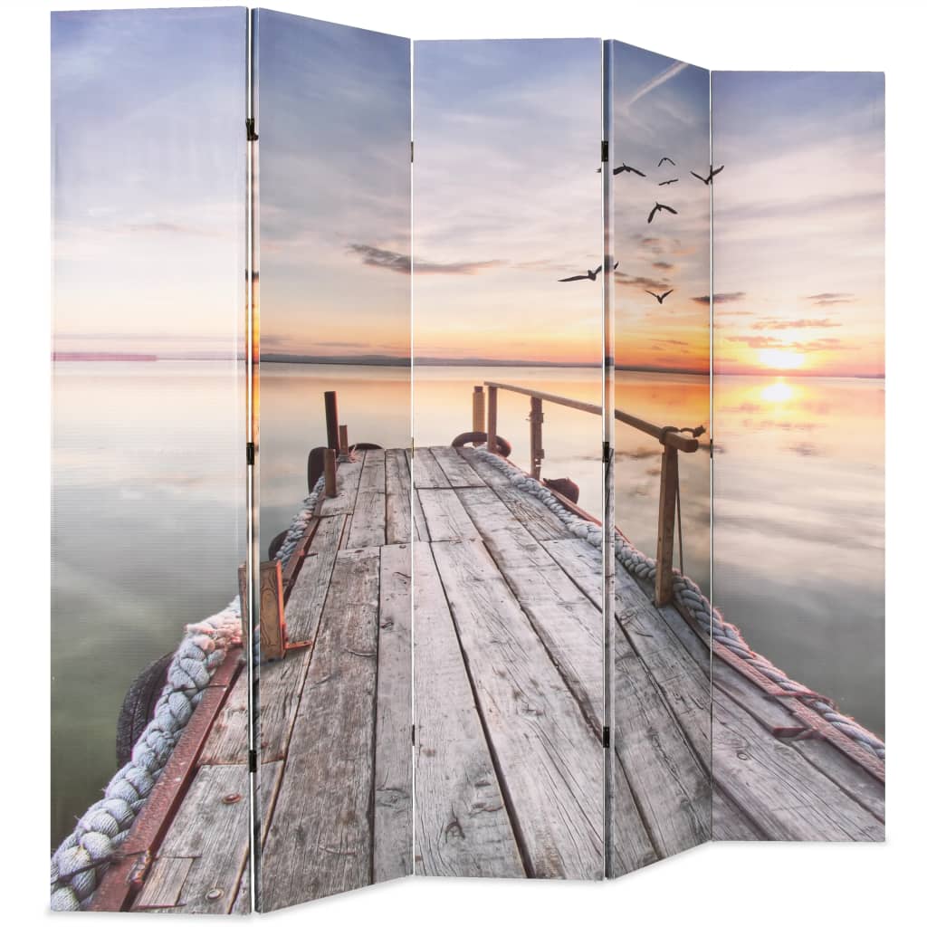 Biombo Divisor Plegable Lago