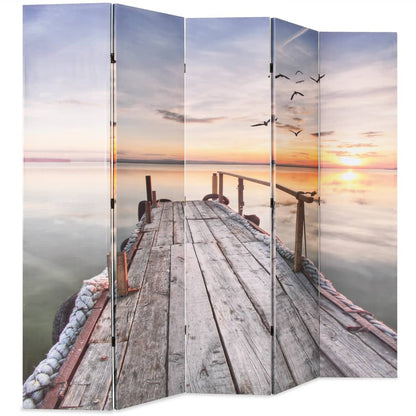 Biombo Divisor Plegable Lago