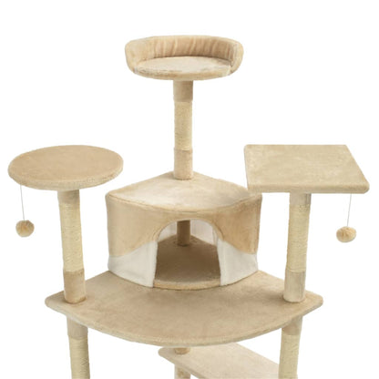 Rascador Para Gatos Con Poste De Sisal