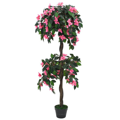 Planta De Anturio Artificial Con Maceta 45 Cm Roja Y Amarilla