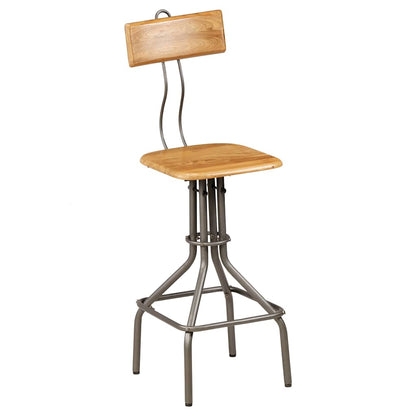 Juego De Mesa Alta Y Taburetes 3 Piezas Teca Maciza Reciclada