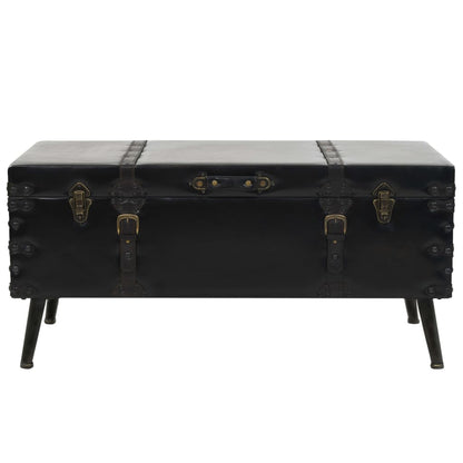 Mesa De Centro De Mdf Y Acero 102X51X48 Cm