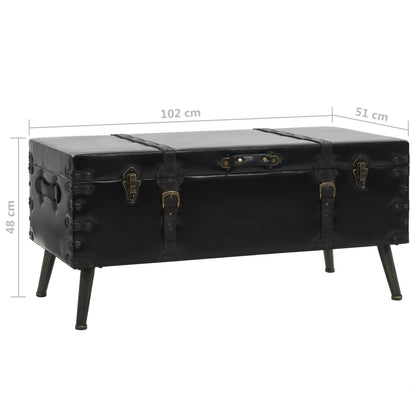 Mesa De Centro De Mdf Y Acero 102X51X48 Cm