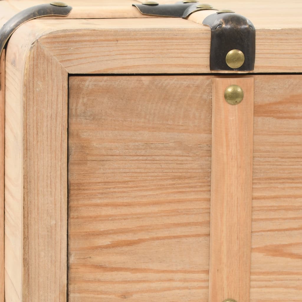 Mueble Para Tv Madera Maciza De Abeto 120X33X35 Cm