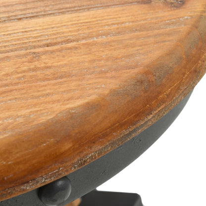 Taburetes De Cocina 2 Unidades Madera Maciza De Abeto