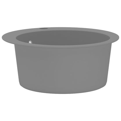 Fregadero De Cocina De Granito Con Un Seno Redondo