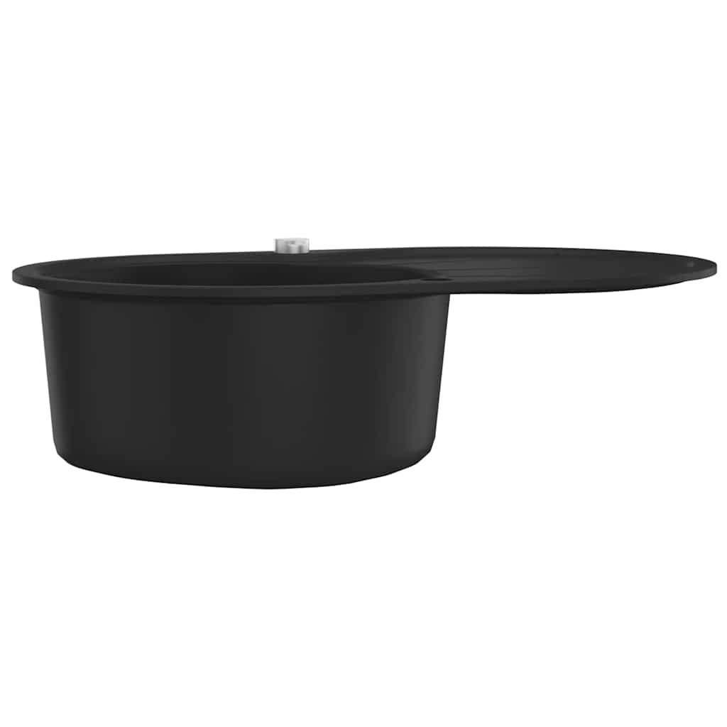 Fregadero De Cocina De Granito De Un Seno Ovalado