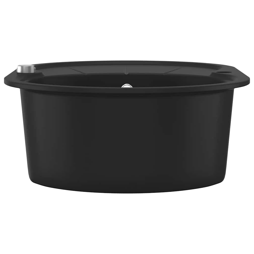 Fregadero De Cocina De Granito De Un Seno Ovalado