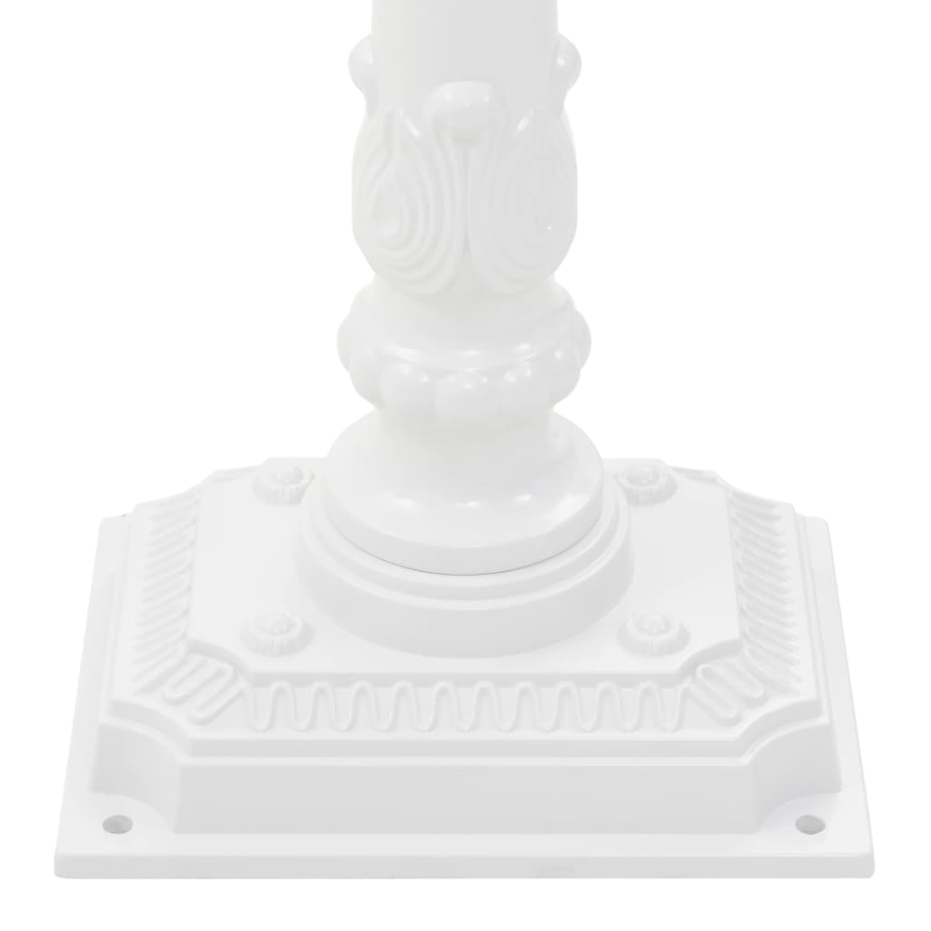 Buzón De Pedestal De Aluminio Estilo Vintage Inoxidable