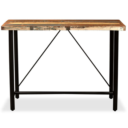 Set De Muebles De Bar 5 Piezas Madera Maciza Reciclada