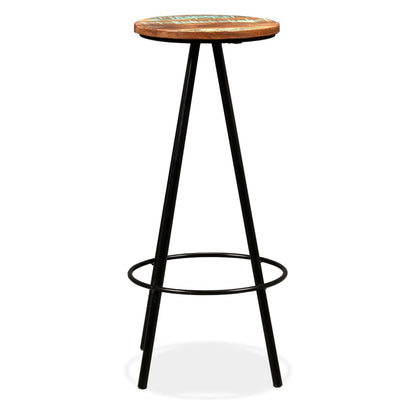 Set De Muebles De Bar 5 Piezas Madera Maciza Reciclada