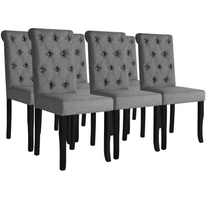 Sillas De Comedor Giratorias 4 Unidades Tela