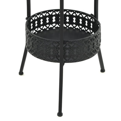 Mesa Bistró De Metal Negra 40X70 Cm