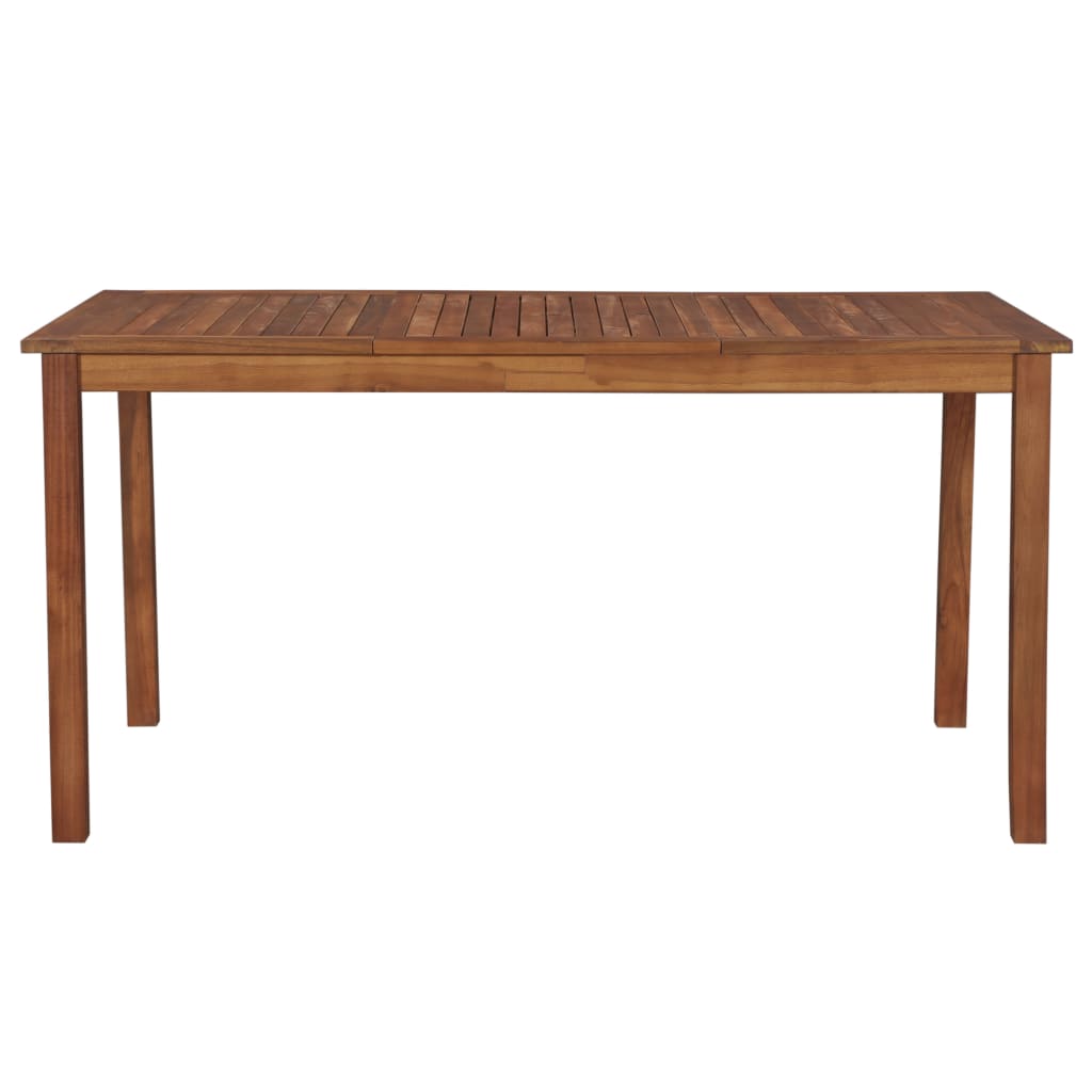 Mesa De Jardín Madera Maciza De Acacia