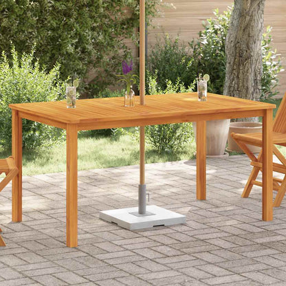 Mesa De Comedor De Jardín Madera Maciza De Acacia