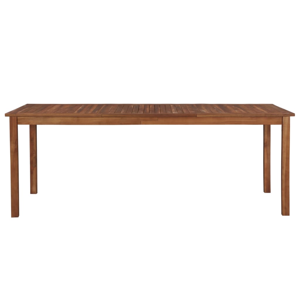 Mesa De Jardín Madera Maciza De Acacia