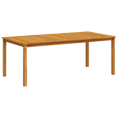 Mesa De Jardín Madera Maciza De Acacia