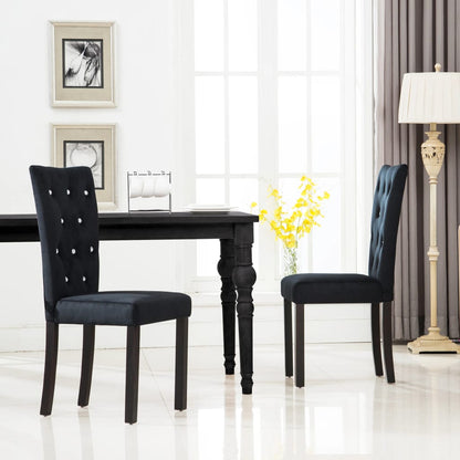Sillas De Comedor 4 Unidades Terciopelo