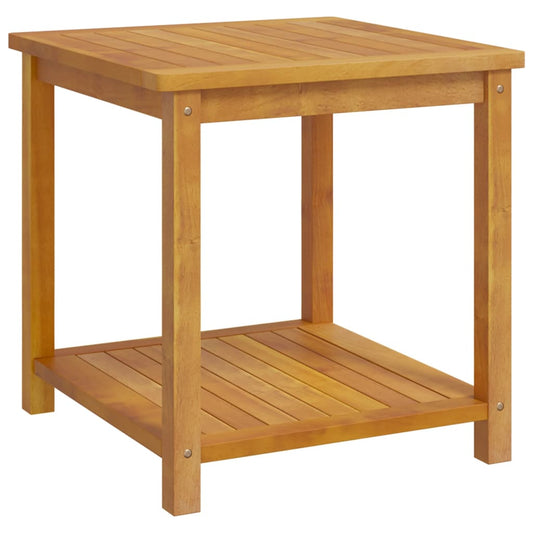 Mesa Auxiliar De Madera Maciza De Acacia