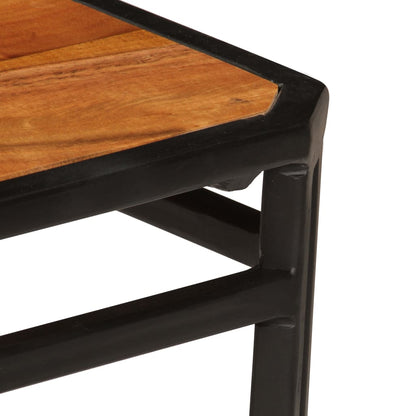 Sillas De Comedor 2 Unidades Madera Maciza De Acacia