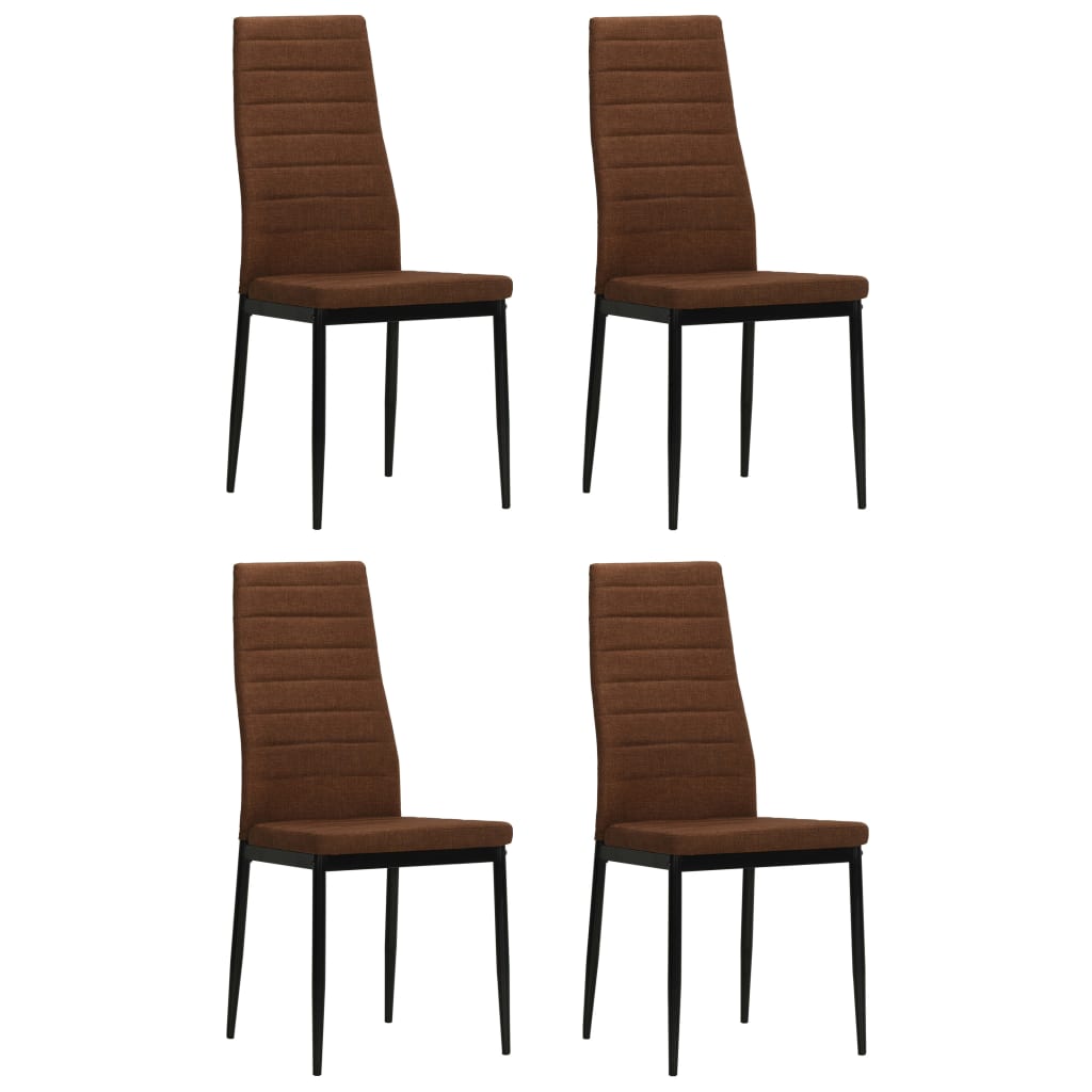 Sillas De Comedor 4 Unidades Tela