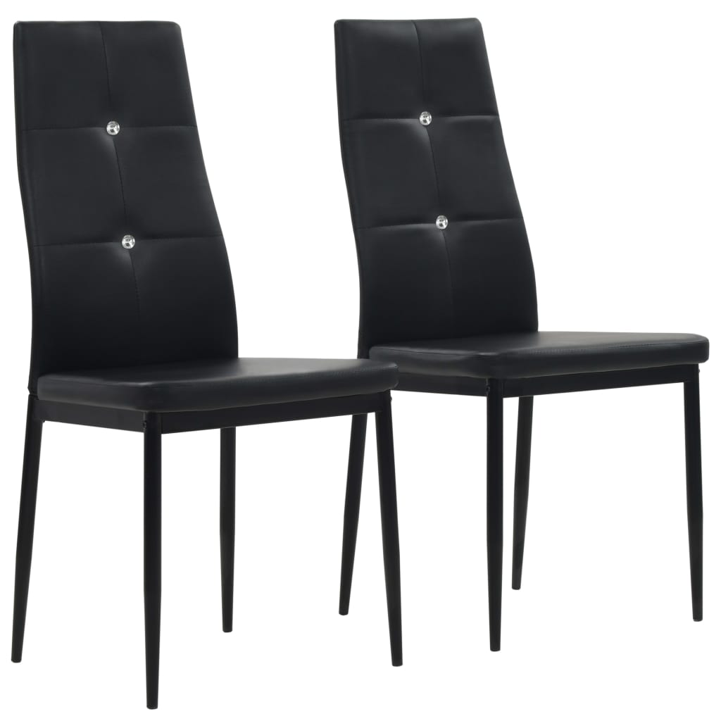 Sillas De Comedor 4 Unidades Cuero Sintético