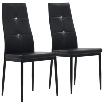 Sillas De Comedor 4 Unidades Cuero Sintético