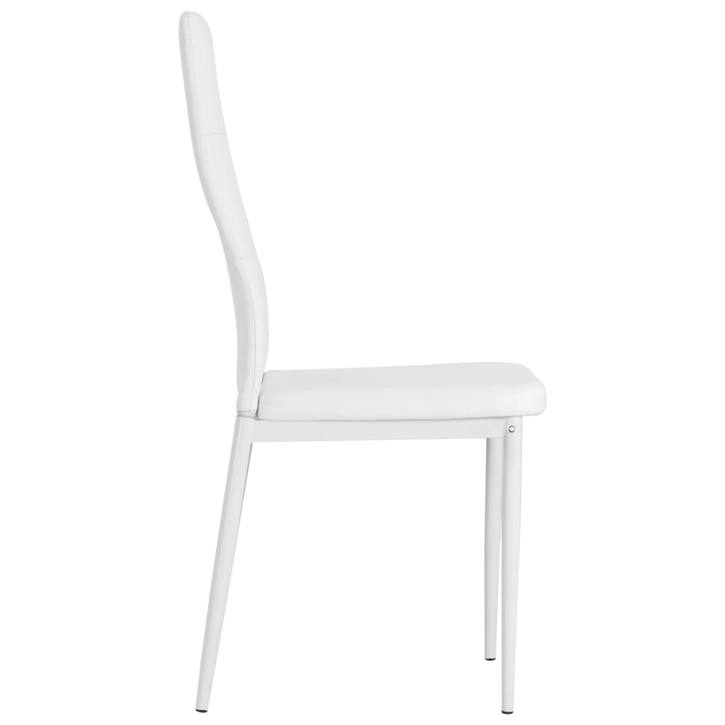 Sillas De Comedor 4 Unidades Cuero Sintético