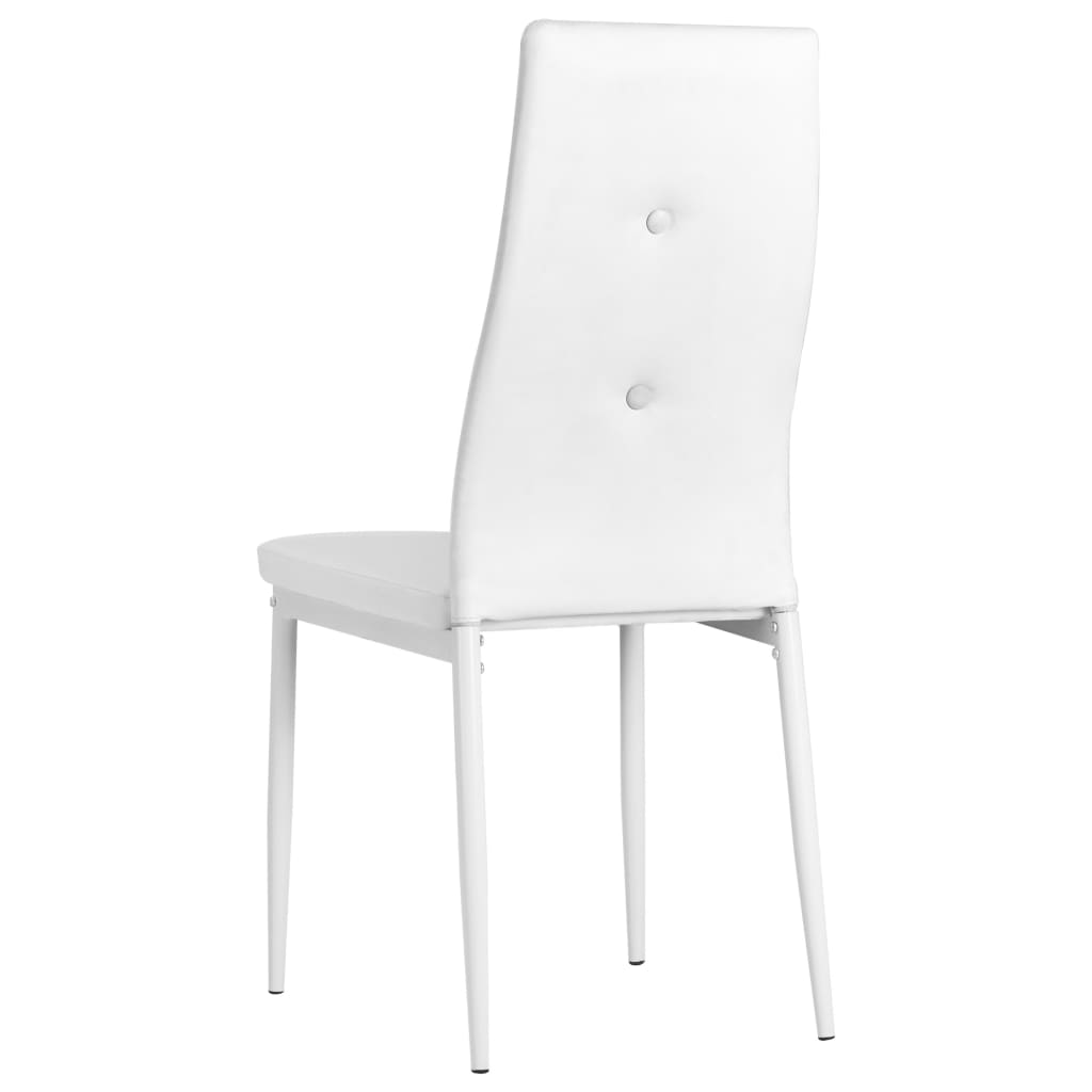 Sillas De Comedor 4 Unidades Cuero Sintético