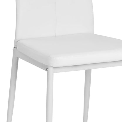 Sillas De Comedor 4 Unidades Cuero Sintético