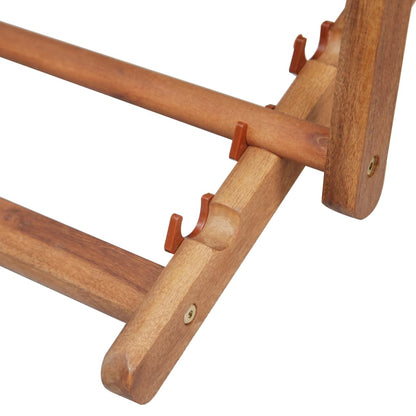 Silla De Playa Plegable De Tela Y Estructura De Madera Roja