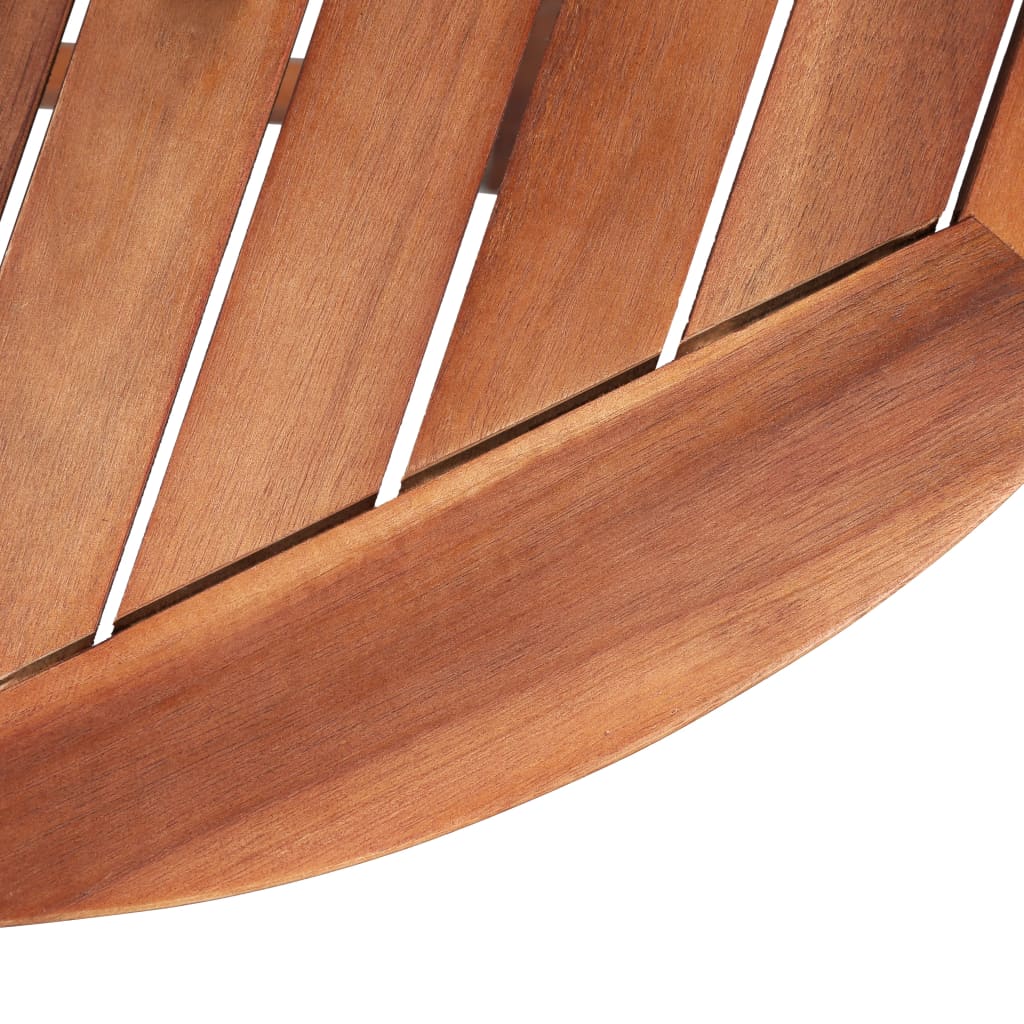 Mesa De Jardín De Madera De Acacia Maciza 120X70X74 Cm