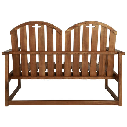 Banco De Jardín De Madera Maciza Acacia 110 Cm